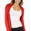 Red Colored Waterfall Cardigan