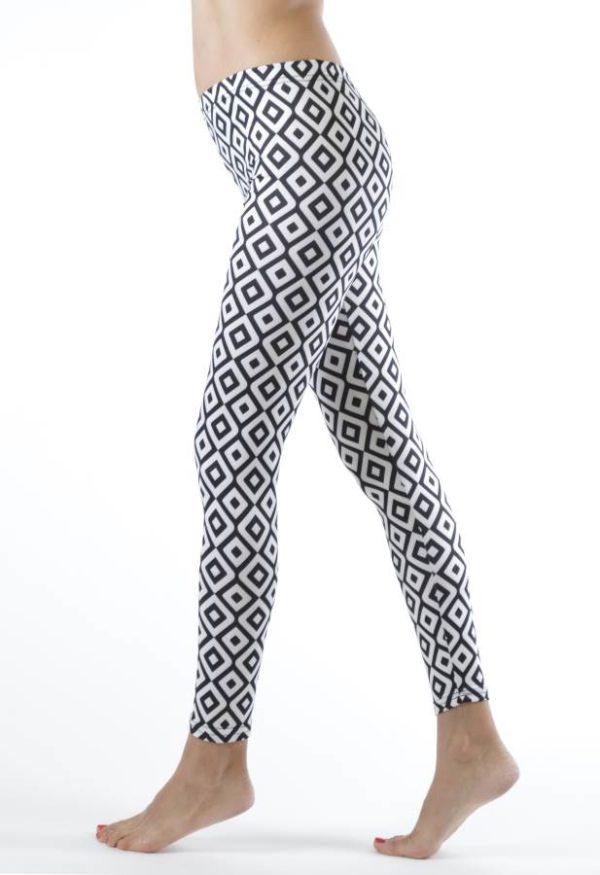 Ankle Length Hypnotic Diamond Leggings