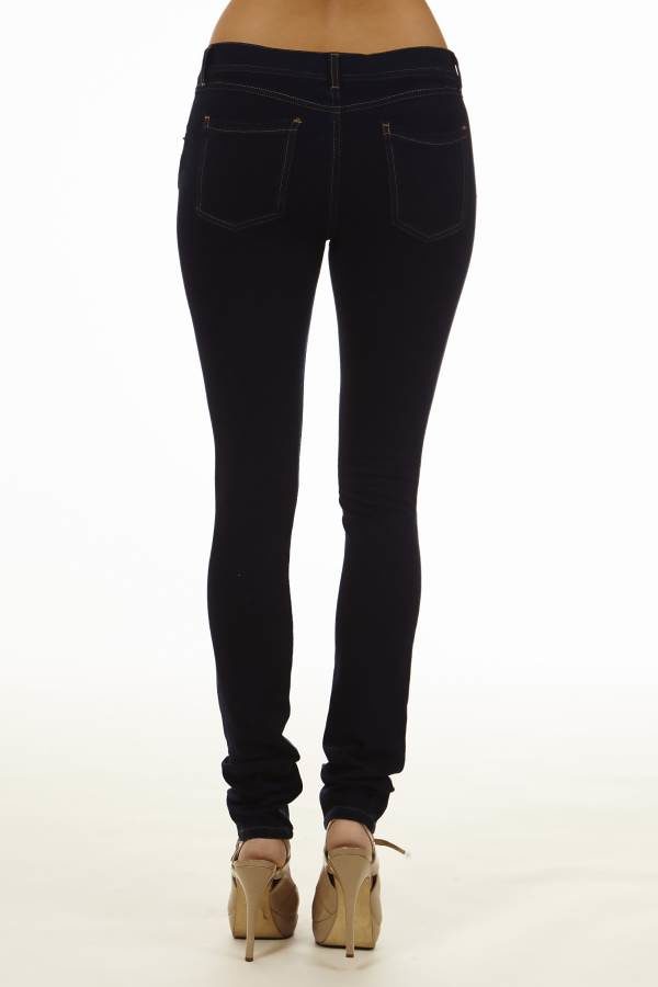 Brazilian Moleton Jean Zip Jeggings