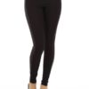 Thick Leather Panel Leggings