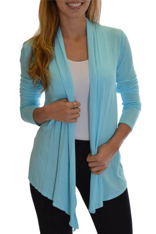 Sky Blue Waterfall Cardigan