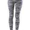 Ankle Length Plus Size Zebra Leggings