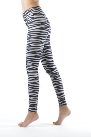 Ankle Length Plus Size Zebra Leggings