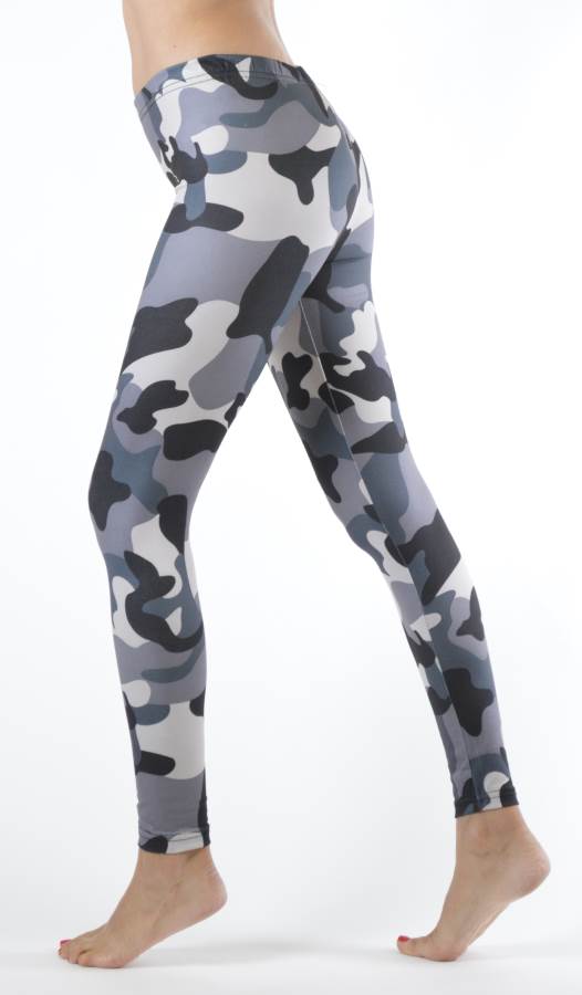 Plus Size Activewear Camo Print Leggings - Fashion Outlet NYC