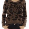Brown Tiger Head Sweater