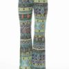 Mint Tribal Wide Leg Pants