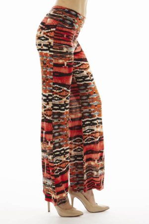 High Waist Ruby Egyptian Palazzo Pants