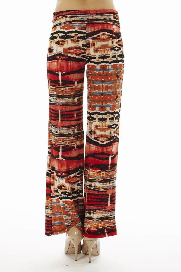 High Waist Ruby Egyptian Palazzo Pants