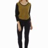 Dolman Sleeve Yellow Mini Chevron Pullover Sweater