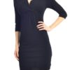 Shawl Collar Black Tunic Sweater