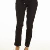 Women's Black Smocked-Waist Pants