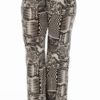 Victorian Geometric Plus Size Flare Leg Palazzo Pants