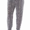 Tribal Print Plus Size Soft Pants