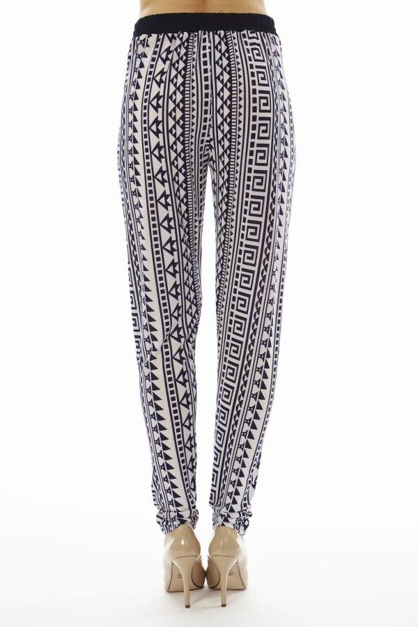 Geometric Tribal Print Jogger Pants