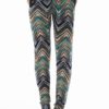 Vibrant Chevron Print Jogger Pants