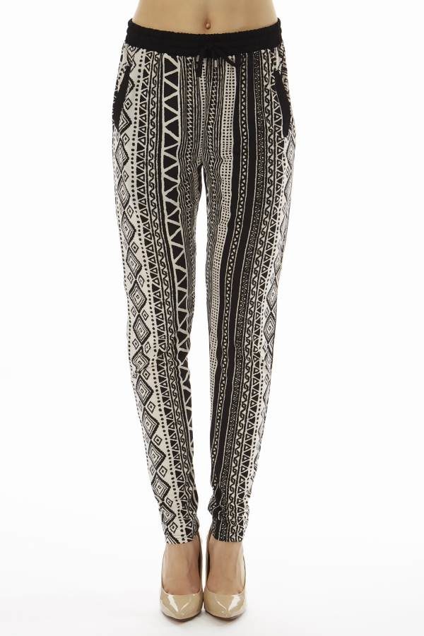 Tribal Print Jogger Pants