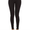 Slim Fit Stretchy Waist Black Jeggings