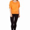 Orange Flowing Angel Blouse