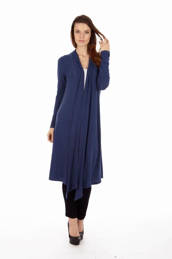 Navy Drape Cradigan