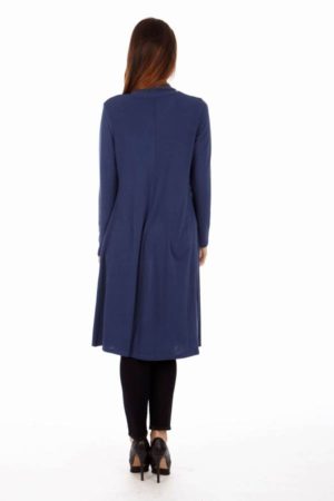 Navy Drape Cradigan