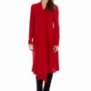 Red Drape Cardigan