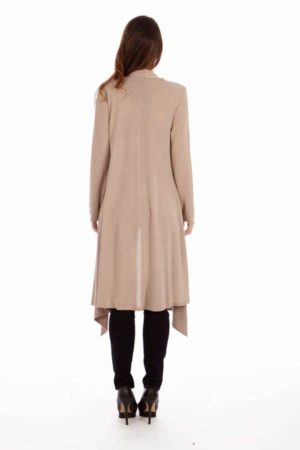 Taupe Drape Cardigan