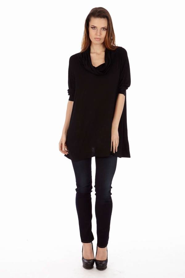 Black Long Sleeve Tunic