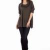 Dark Grey Long Sleeve Tunic