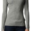 Grey Turtleneck Sweater