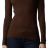 Brown Turtleneck Sweater