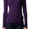Purple Turtleneck Sweater