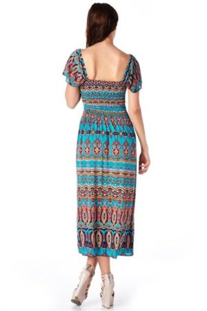 Bohemian Print Dress