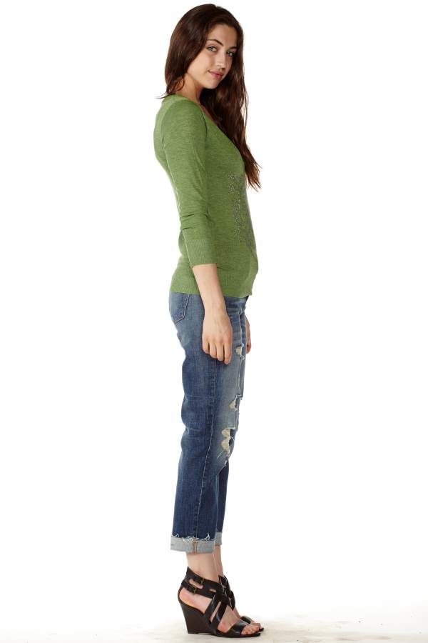 DINAMITMINTVNECKSWEATER