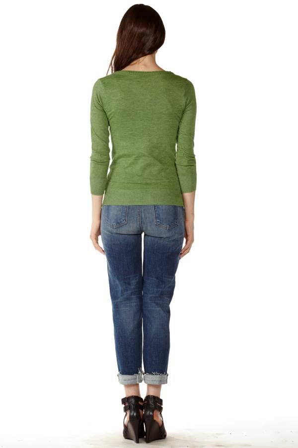 DINAMITMINTVNECKSWEATER