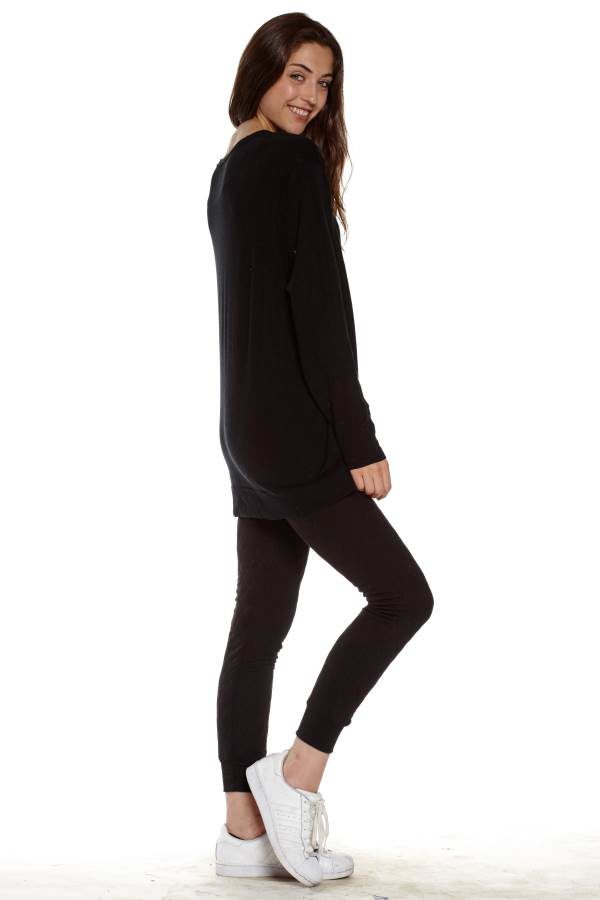 DINAMITBLACKKNITTEDCARDIGANBUTTONDOWN