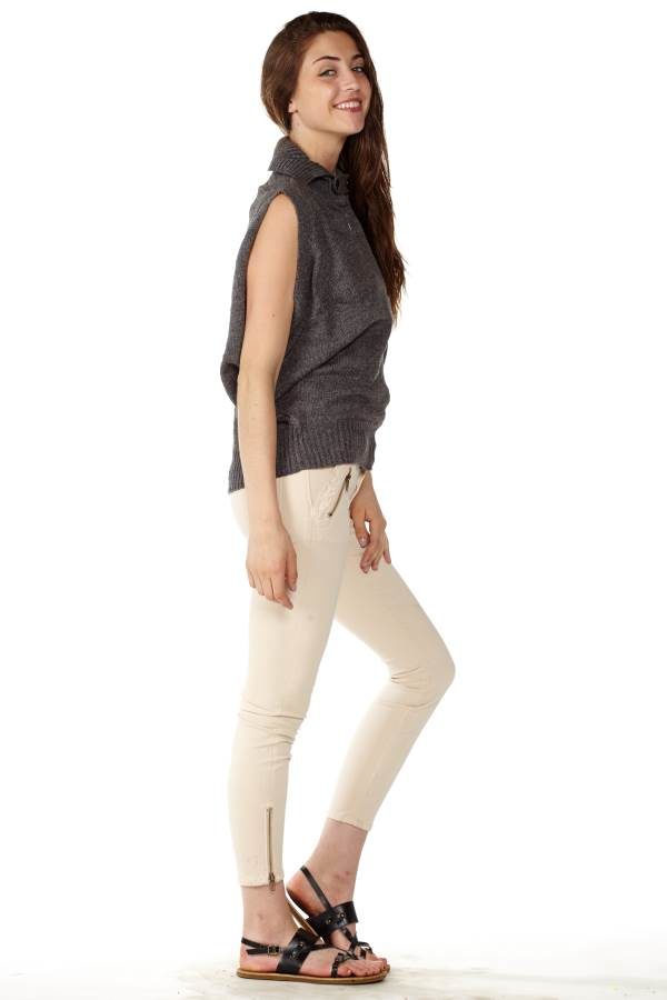 Dark Grey Knitted Cardigan