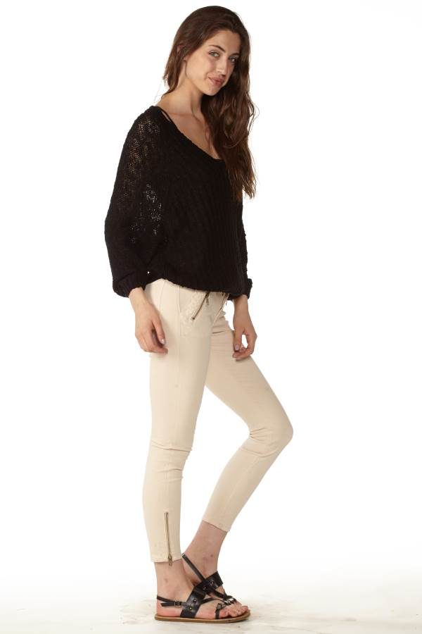 Peach Batwing Pullover