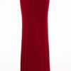 Fold Over Simmering Red Maxi Skirt