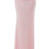 Fold Over Pink Maxi Skirt