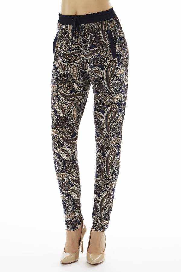 Paisley Print Jogger Pants