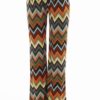 Vibrant Chevron Flared Palazzo's