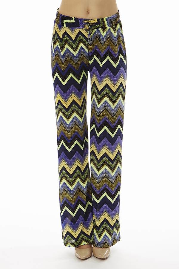 Purple Wide Leg Palazzo Pants