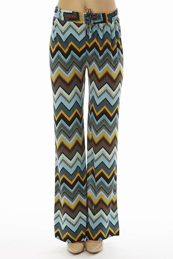 Chevron Flared Palazzo's