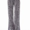 Geometric Print Flared Pants