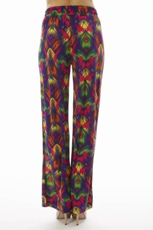 Vibrant Tropical Palazzo Pants