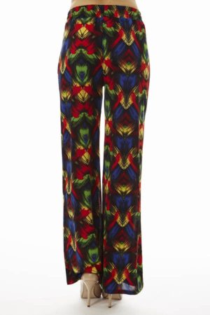 Vibrant Tropical Night Palazzo Pants