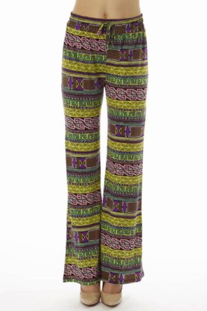 Vibrant Tribal Wide Leg Palazzo's