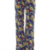 Blue Floral Wide Leg Palazzo Bottoms