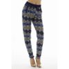 Blue Geometric Joggers