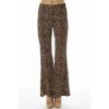 Leopard Print Wide Leg Bell Bottoms
